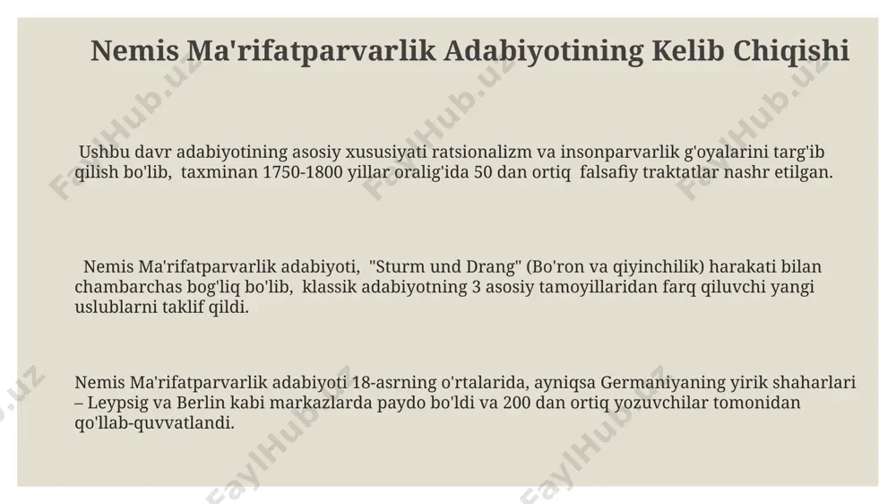 germaniya ma'rifatchilik adabiyoti - Page 3