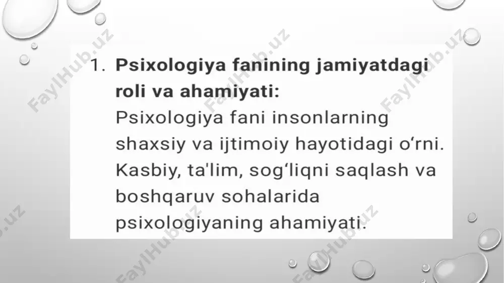 amaliy psixologiya - psixologiya fanining amaliyoti - Page 5