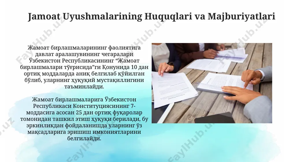jamoat birlashmalarining konstitutsiyaviy asoslari - Page 5
