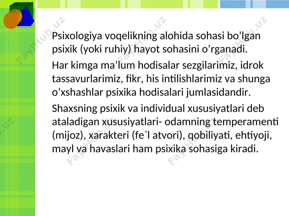 psixologiya mustaqil fan sifatida - Page 5