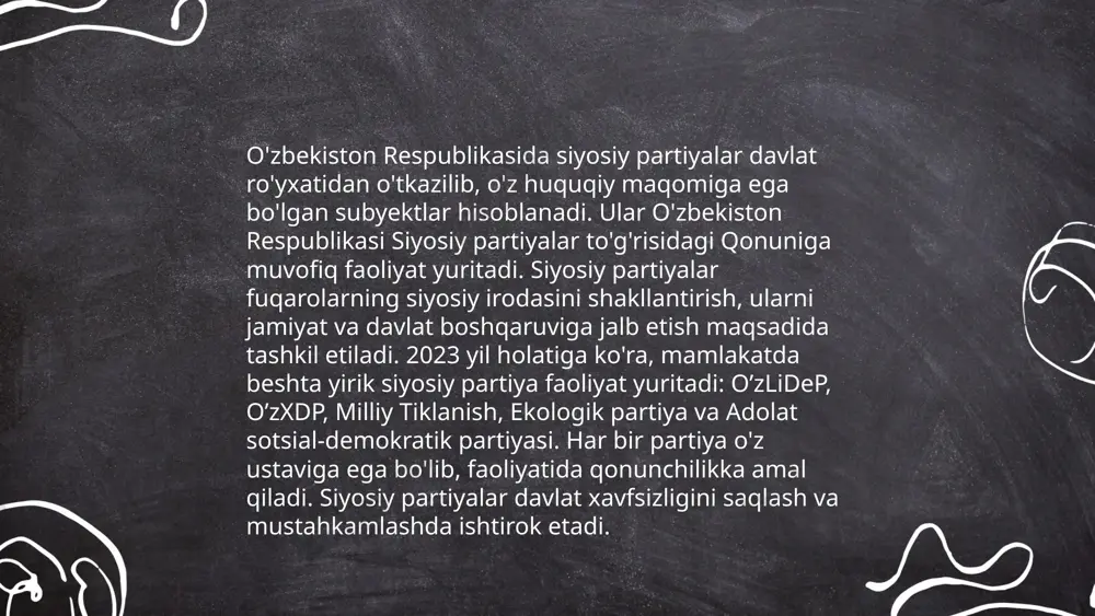 oʻzbekistonda koʻp partiyaviylik tizimining qaror topishi va unin tasnifi - Page 5