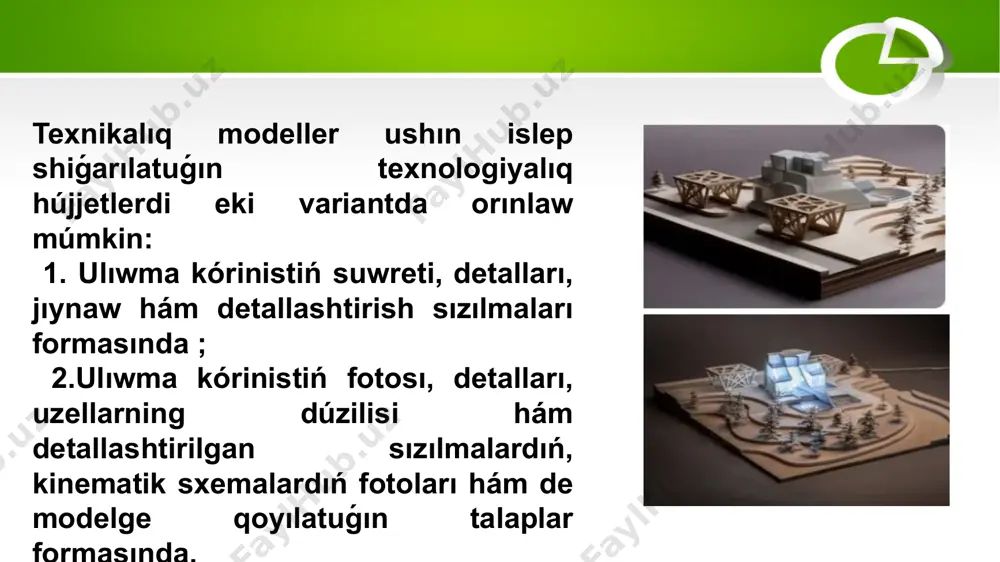 k qılıw ayriqsha juwapkeryatni talap etedi. bolajaq miynet hám kásip tálimi oqıtıwshıların texnikalıq dóretiwshilik jumıslarına bolǵan qızıǵıwshılıqların rawajlandırıw basqıshları menen tanıstıradı. paydalanılǵan ádebiyatlar 1.bekmuratova m. texnikaviy ijod va dizayn.-t.: fan va texnologiya, 2004. 2. muslimov n.a., sharipov sh.s. texnik ijodkorlik va dizayn.- t.: «iqtisod -moliya» 2009. 3.boltaboyev s.a., ismoilova m.m. kasb ta'limi metodikasi fanidan kurs ishlari. metodik qollanma. -t.: tdpu, 2002. 4.muslimov n.a. bo'lajak kasb ta'limi o'qituvchilarini kasbiy shakllantirish. monografiya. -toshkent: fan, 2004.. 5. azizxojayeva n.n. pedagogik texnologiya va pedagogik mahorat.t.:tdpu. 2003-yil 6. ishmuhamedov r.j.innovatsion texnologiya yordamida ta`lim samaradorligini oshirish. tdpu, 2004. 7.bekmuratova m. texnikaviy ijod va dizayn.–t.: fan va texnologiya, 2004. 8. vorobyov a.i., limanskiy a.s. texnik konstruksiyalash va modellarni yasash.– t.: o‘qituvchi, 1990.. 9. muslimov n.a., sharipov sh.s. texnik ijodkorlik va dizayn.-t.: «iqtisod -moliya» 2009. image3.png image4.png image5.png image6.png image1.jpeg /docprops/thumbnail.jpeg