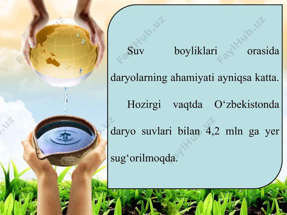 o‘zbekistonning suv boyliklaridan foydalanish va ularni muhofaza qilish 7-sinf - Page 3