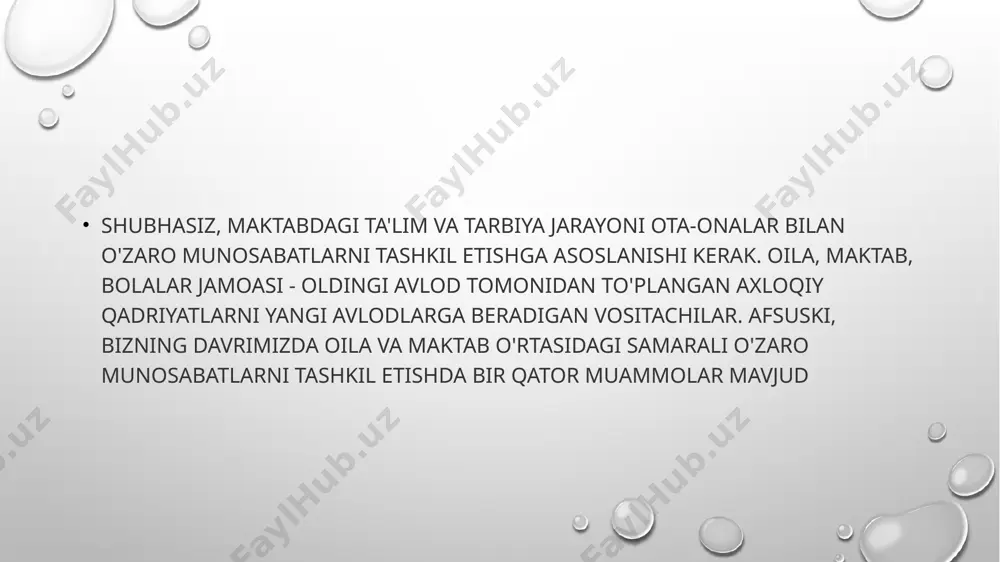 ta’lim muassasasining ota-onalar va jamoatchilik bilan guruh tarzidagi ishlash shakllari - Page 3