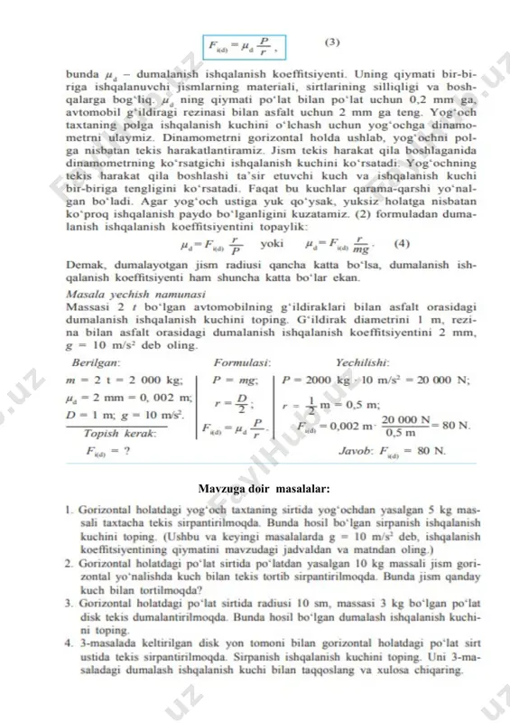 ishqalanish kuchlari haqida - Page 5
