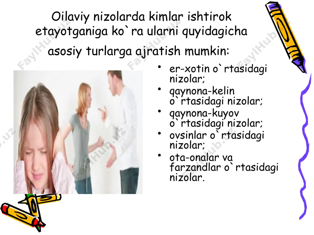 oilaviy nizolar, ajralish, uning sabab va oqibatlari - Page 5