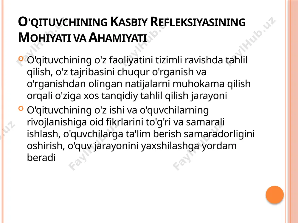 ta’lim jarayonini tashkil etishda o‘qituvchikas biy reflexiyasining o‘rni - Page 3