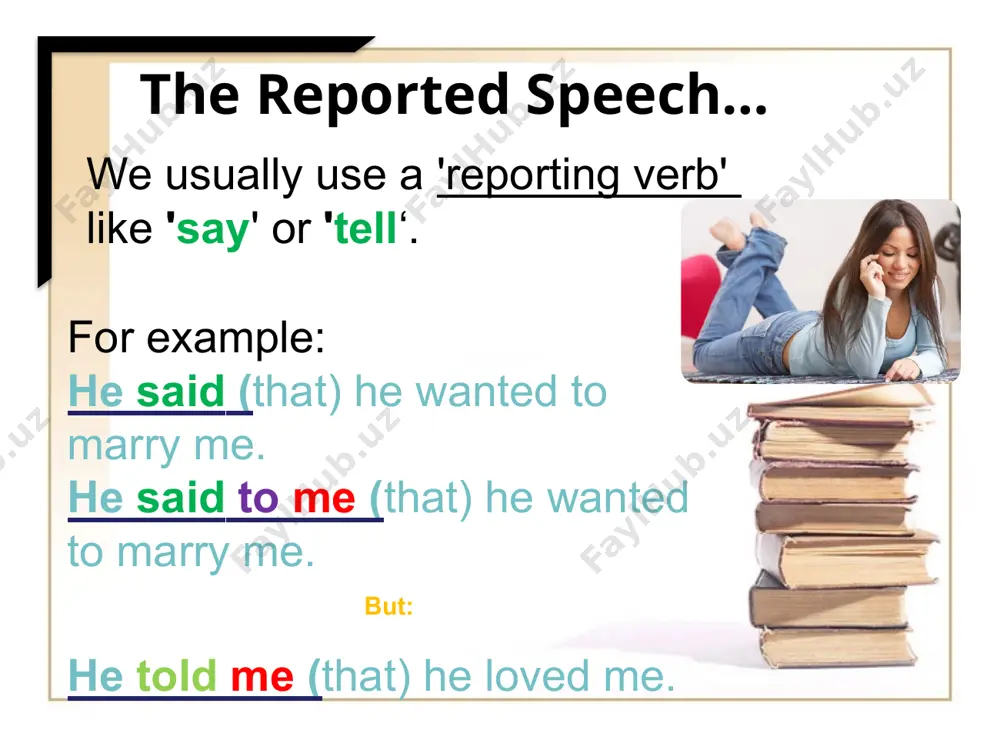 reported speech - Page 4