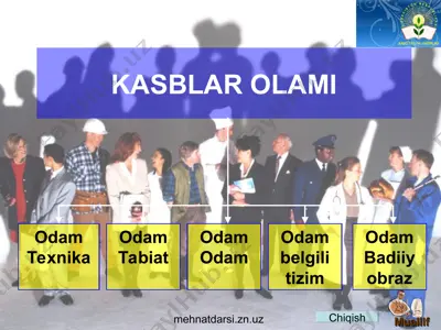 kasblar olami — PPT