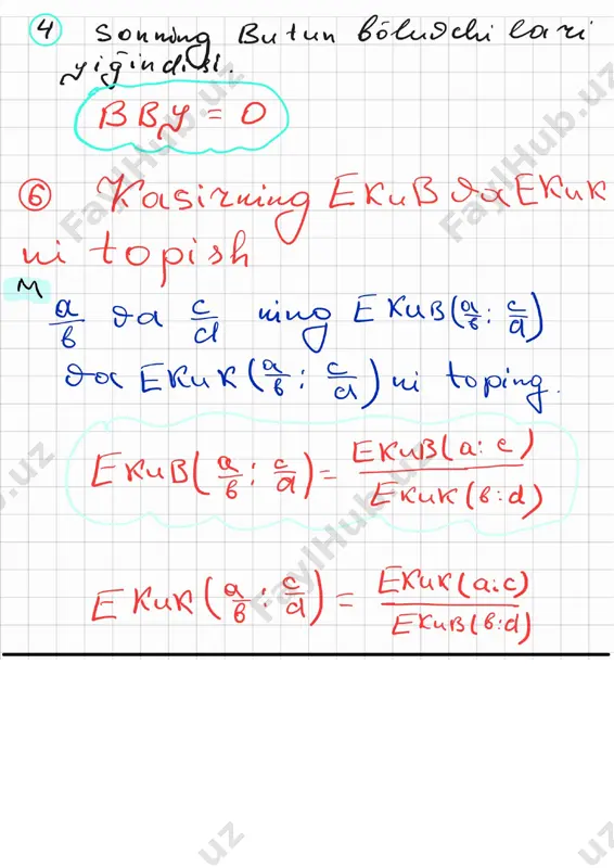 ekuk va ekub tushunchasi - Page 5