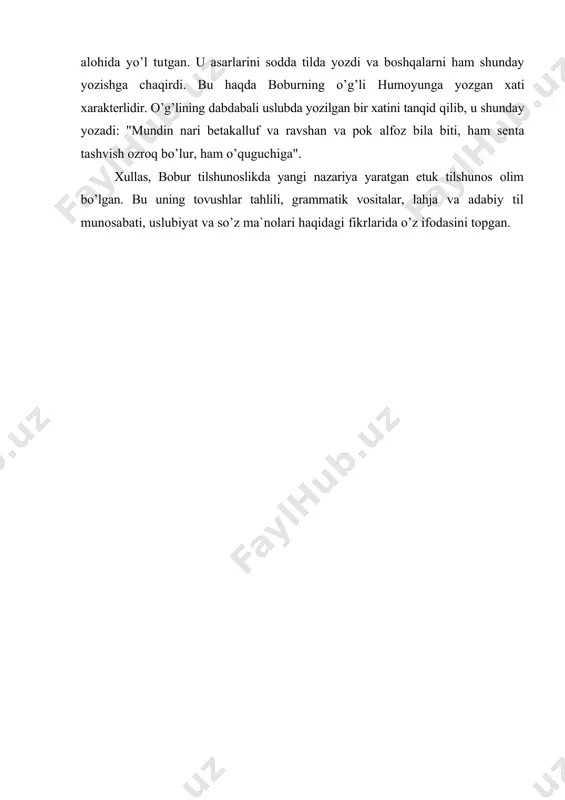 tеmuriylаr dаvridа o’zbеk tilshunоsligi. а. nаvоiy, z. m. bоburlarning lisоniy qаrаshlаri - Page 5