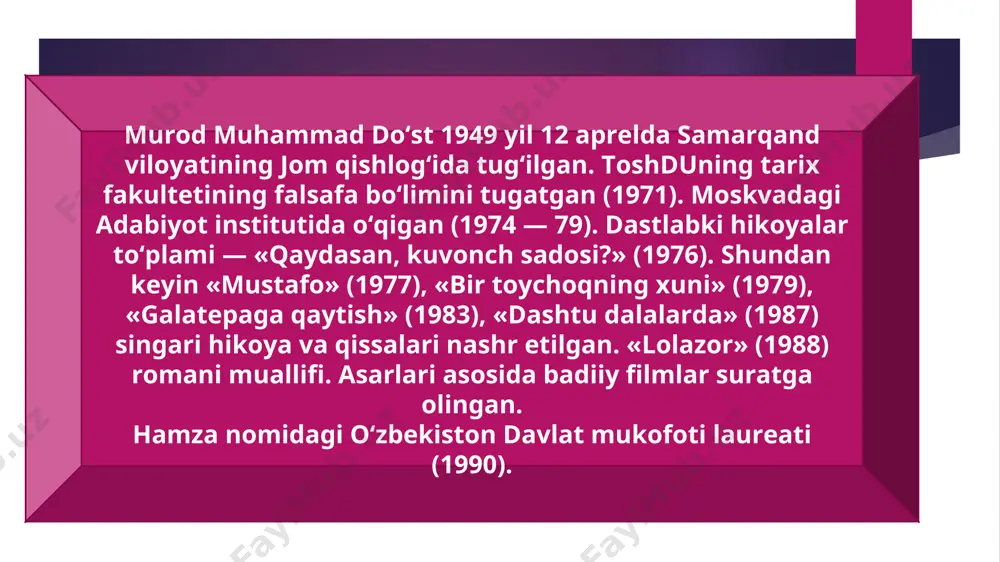 murod muhammad do‘stning romanlari tahlili - Page 3