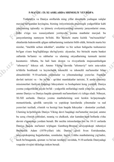 vikinglar tarixi — DOCX