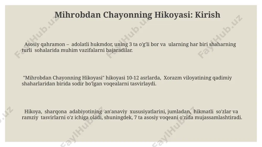 mihrobdan chayonning hikoyasi - Page 3