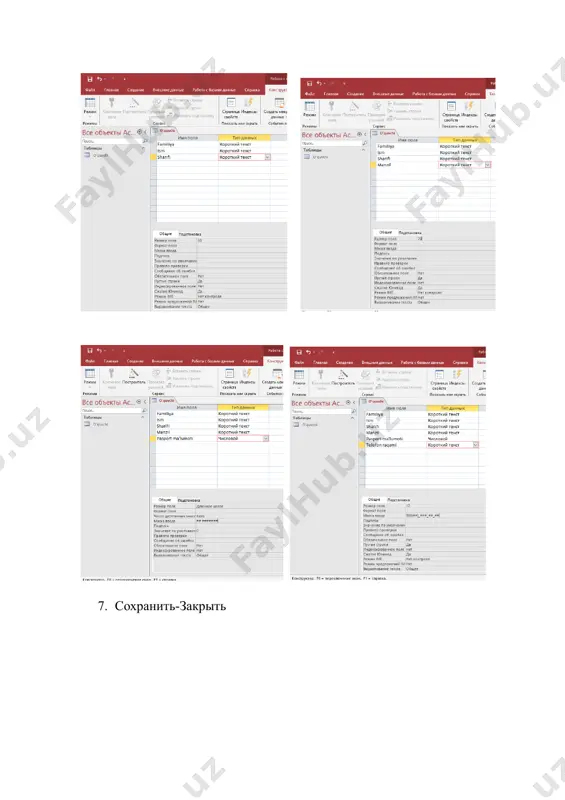 pustaya bazasining yaratilishi - Page 3