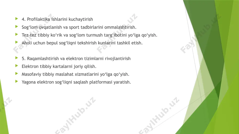 sog'lik xizmatlarining sifati va qulayligi - Page 5