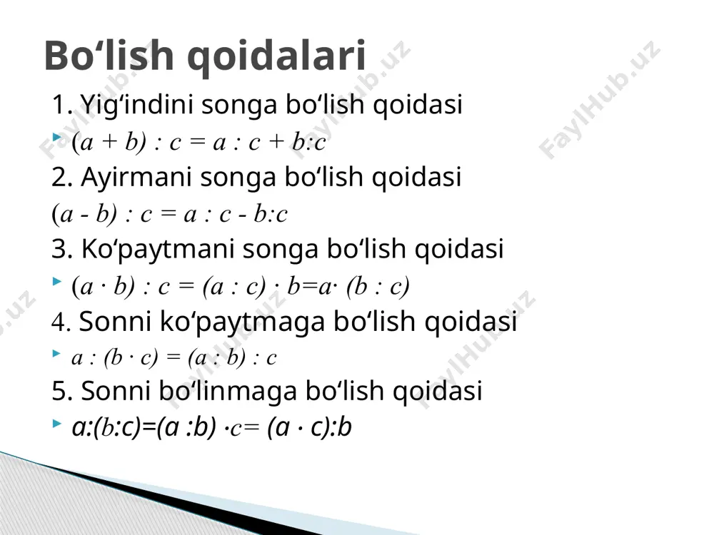 boshlang'ich sinflarda bo'lishning og'zaki usullarini o'qitish metodikasi - Page 3