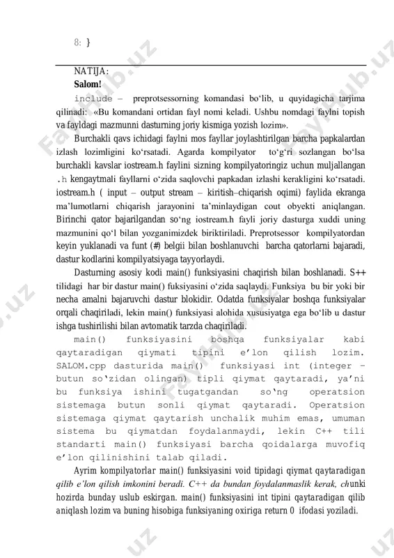 c++ tilida dasturlash mashg‘uloti - Page 2