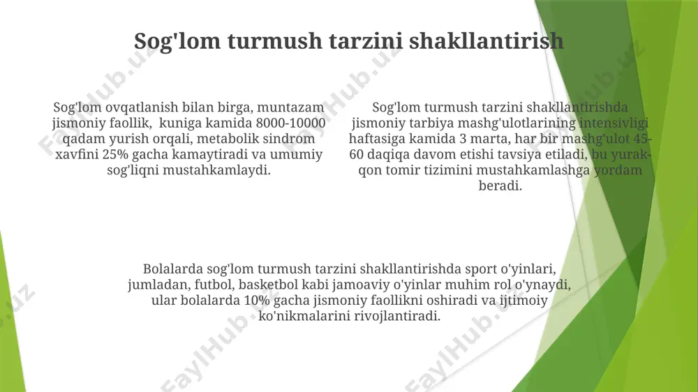 a o'smirlar uchun o'tkaziladi. har bir yosh toifasida vazn toifalari ham belgilanadi. kurashning 2 asosiy turi — belbog'li va belbog'siz kurash bo'lib, ularning har biri o'ziga xos texnik va qoidalarga ega. belbog'li kurashda 5 ballga baholanadigan turli xil usullar mavjud. kurashda 10 ga yaqin asosiy uslublar guruhi mavjud bo'lib, ular hujum, himoya va zarbalarni o'z ichiga oladi. har bir uslubning o'ziga xos murakkablik darajasi va samaradorligi bor. e'tiboringiz uchun rahmat @taqdimot_robot