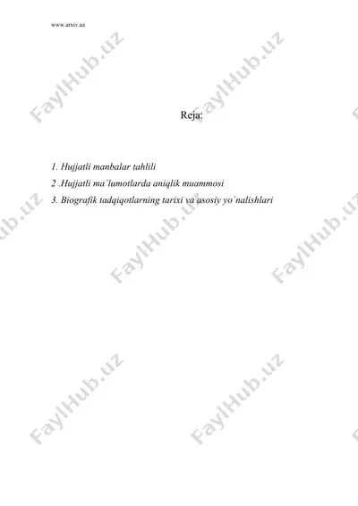 hujjаtli mаnbаlаr tаhlili — DOC