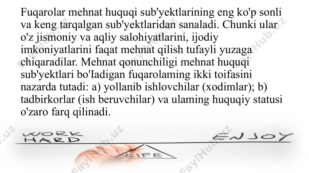 mehnat huquqining sub'ektlari - Page 5