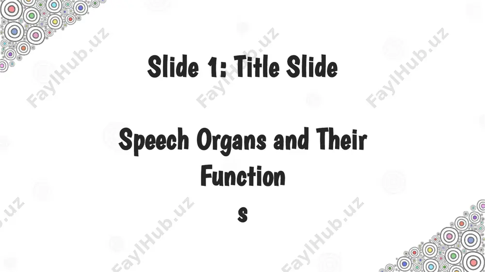 speech organs and their function - Page 2