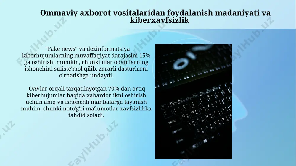 kiberterrorizm va ommaviy axborot vositalarining savodxonligi - Page 4