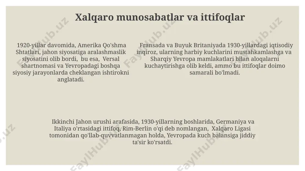 aqsh va yevropa davlatlari ikkinchi jahon urushi oralig'ida - Page 5