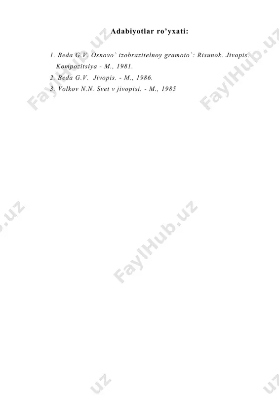 odam boshini rangtasviri ustida ish olib borish bosqichlari - Page 5