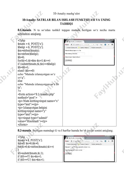 amaliy mashg‘ulot 10 — PDF