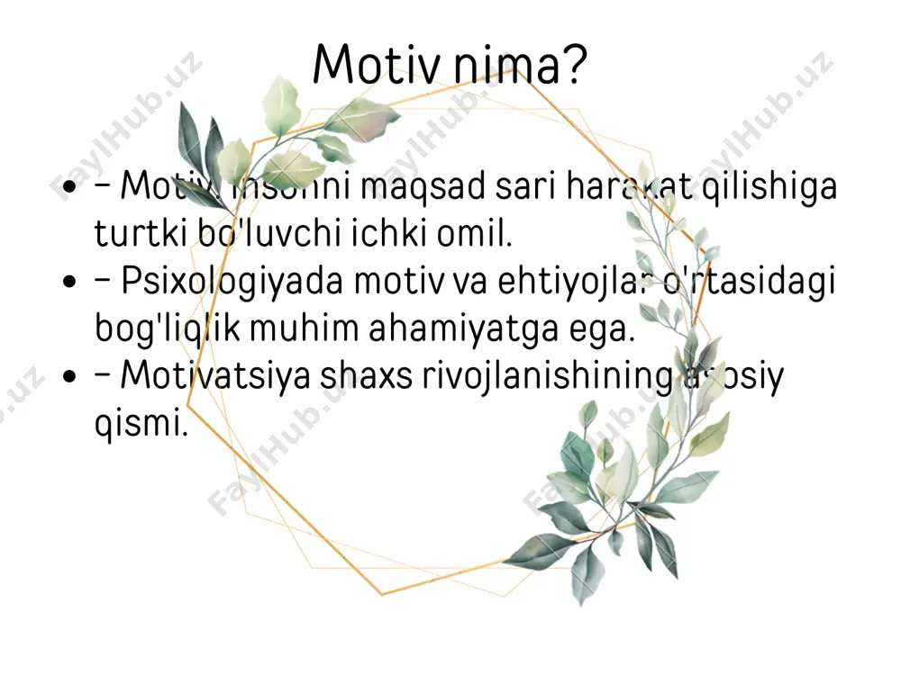 motivning tuzilishi va funksiyalari - Page 2