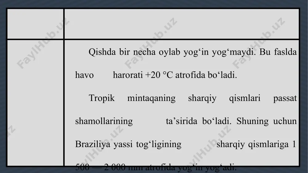 iqlimi va ichki suvlari (janubiy amerika) 6-sinf - Page 5
