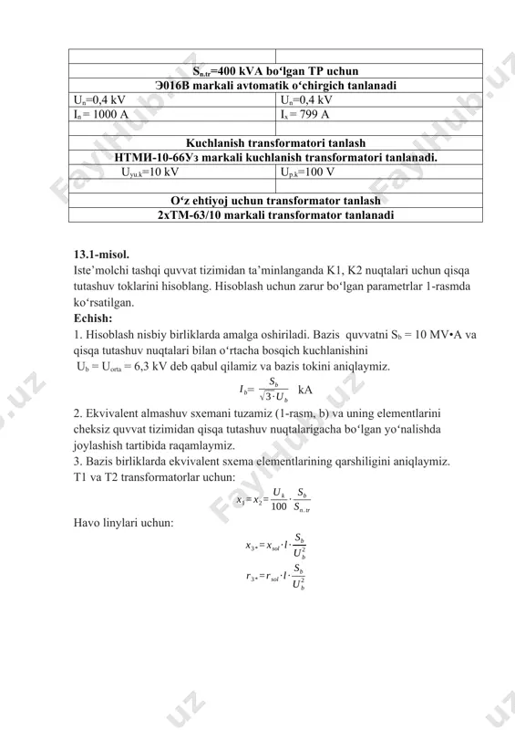 elektr apparatlar tanlash shartlari - Page 5