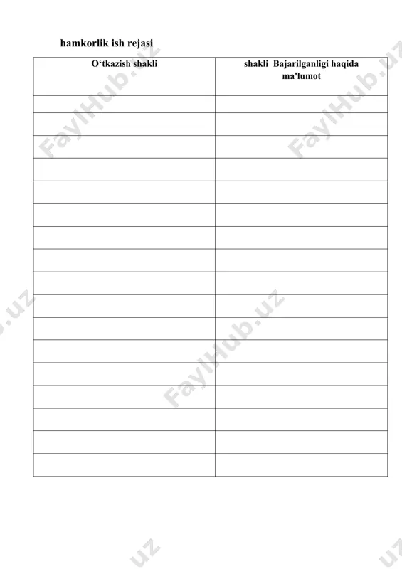 pedagoglalar bilan o‘zaro hamkorlik ish rejasi - Page 4