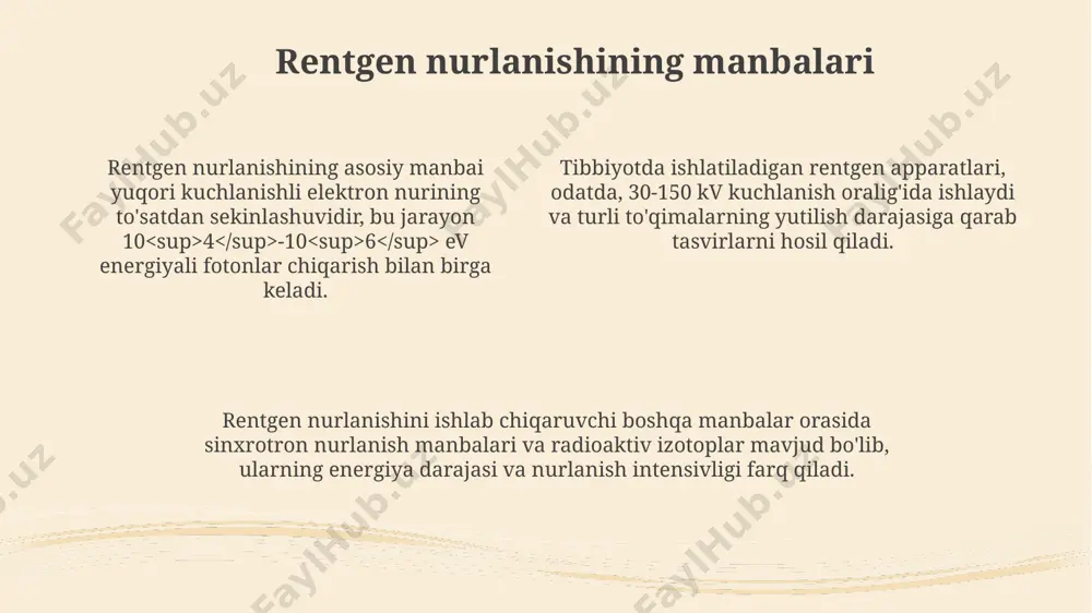 aniqligi 95% dan yuqori. kt tekshiruvi paytida odatda 5 dan 15 minutgacha davom etadi va bemorning nurlanish dozasini minimallashtirish uchun yuqori texnologiyalardan foydalaniladi, lekin bu doz miqdori oddiy rentgen tekshiruvidan ancha yuqori. e'tiboringiz uchun rahmat @taqdimot_robot