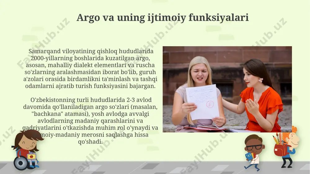 argo va jargonlar, ularning nutqda qo‘llanilishi - Page 5
