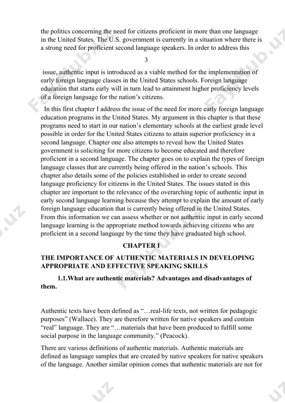 authentic materials? advantages and disadvantages of them. authentic texts have been defined as “…real-life texts, not written for pedagogic purposes” (wallace). they are therefore written for native speakers and contain “real” language. they are “…materials that have been produced to fulfill some social purpose in the language community.” (peacock). there are various definitions of authentic materials. authentic materials are defined as language samples that are created by native speakers for native speakers of the language. another similar opinion comes that authentic materials are not for language teaching purposes, but designed texts used for real life use for interactional and transactional purposes. at first, authentic materials were used for native speaker only, but since 1970s some teachers used it for teaching purposes. the development of elt finally places the authentic materials not only for native but also for efl as their learning 4 media. authentic materials as printed materials, which are …