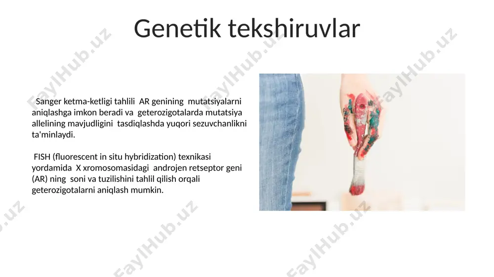 testikulyar feminizatsiya sindromi va geterazigotalarni aniqlash usullari - Page 5