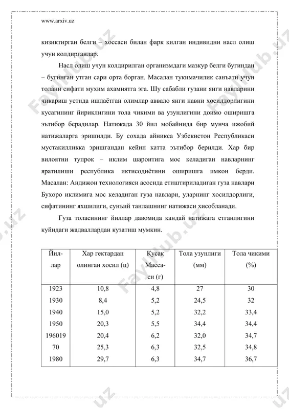 иган танлашни с у н ъ и й т а н л а ш деб атади ва унинг онгсиз ва онгли танлаш хилларини белгилади. сунъий танлашнинг хар икки хилида хам янги зот ва навлар яратилади. лекин онгсиз танлашда инсон янги зот ва навларнинг ихтиёрсиз узок муддат давом этган танлаш окибатида яратилади. онгли танлашда эса бу иш максадни, кузлаб, аник режада, асосида амалга оширилгани сабабли нав ва зотлар чикариш киска муддатда юзага келади.
