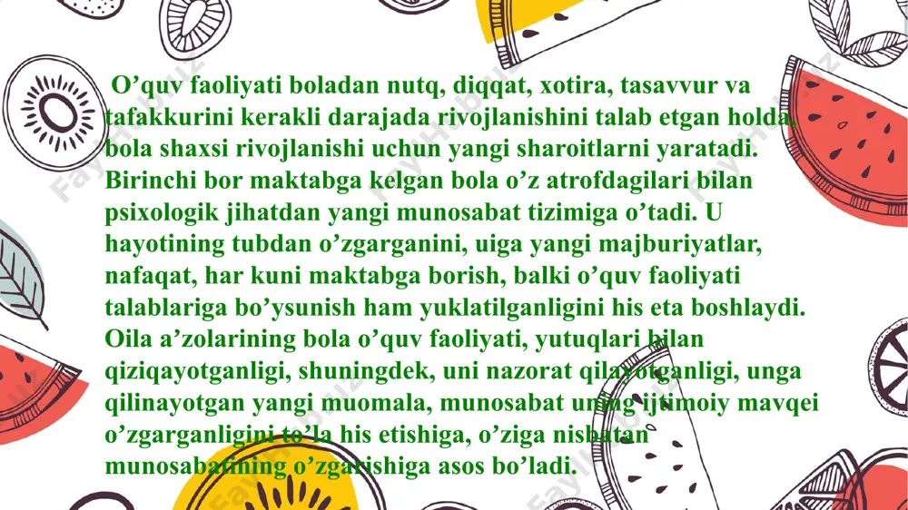kichik maktab yosh davrida psixik rivojlanish xususiyatlari - Page 5