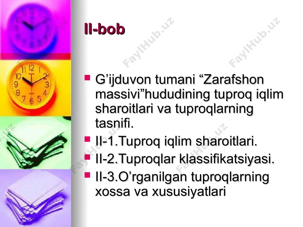 sh tuproq unumdorligini saqlab qolishga va o’simliklardan ekologik toza mahsulot olishga, tuproqlarda kechayotgan salbiy yoki ijobiy jarayonlarni nazorat qilishga xizmat qiladi va yerdan foydalanuvchilar faoliyatini nazorat qilish, zarur chora-tadbirlarni amalga oshirish imkonini yaratadi. quruq va o’rta qurur o’lkalarda jumladan, respublikamizda ham tuproq unumdorligini belgilovchi omillardan biri sug’orish muammosidir. suvning umumiy yetishmasligiga qaramasdan,ko’p joylarda sug’orish megerlari juda yuqori. bundan tashqari katta miqdordagi suv tuproq tarkibidagi gumus va oziq elementlarining yuvilib ketishiga sabab bo’ladi. shuning uchun sug’orish me’yorlari, davrlari har bir tuproq-iqlim mintaqasida qatiy ravishda tuproqlarning xossa va xususiyatlarini hisobga olgan holda amalga oshirilishi lozim. hosildor tuproq qayta tiklanadigan resurs hisoblanadi. gumus miqdori tuproqning hosildorligini belgilab beradi. insoniyatning ekologik bilimsiz faoliyati tufayli tuproq bir necha xildagi eroziyalarga: shamol va suv eroziyalariga uchraydi. yerning eroziyasi tezligi tuproqning tabiiy paydo bo’lishi va tiklanish tezligiga nisbatan bir necha barobar ortiqdir. masalan, har yili rossiyada 165 mlrd tonna tuproq eroziyaning turli shakllariga uchrab o’zining tuproqlik sifatini …