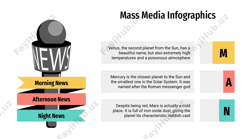 d smallest one in the solar system jupiter is a gas giant and actually also the biggest planet in the solar system saturn is a gas giant in the solar system, composed mostly of hydrogen and helium it has a beautiful name and is the second planet from the sun in the solar system 1 2 3 4 25% 80% 50% 30% mass media infographics mass 1 mass 3 it’s the smallest planet in the solar system it’s the biggest planet in the solar system mass 2 mass 5 mass 4 it’s composed mostly of hydrogen and helium it’s the farthest planet from the sun it’s a cold place. it’s full of iron oxide dust mass media infographics channel 4 channel 2 channel 1 channel 3 it’s the closest planet to the sun and the smallest one venus has a beautiful name and it’s the second planet mars is a …