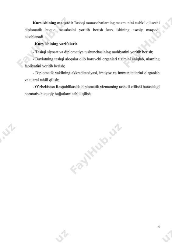 olganda, siyosat - negizi muayyan hokimiyatni xalqaro munosabatlarning u yoki bu sohasi bo’yicha xalqaro sahnada (davlat hokimiyatini yoki davlat hukmronligini) qo’lga kiritish, saqlab turish va undan foydalanish muammosidan iborat ijtimoiy guruhlar o’rtasidagi munosabatlar bilan bog’liq faoliyat sohasidir. o’z navbatida, davlat aholining xalqaro hamjamiyatda ishtirok etishi, vakilligini taqdim etishi va o’z manfaatlarini himoya qilishi uchun zarur shakl kasb etgan jamiyat siyosiy tashkiloti sifatida namoyon bo’ladi. davlatning tashqi siyosiy faoliyati ijtimoiy faoliyatning o’ziga xos mazmun kasb etuvchi shakllaridan biridir. u davlatning muayyan organlari bilan davlat siyosiy manfaatlarini ro’yobga chiqarish bo’yicha, avvalombor, xalqaro munosabatlarning turli sohalarida hukumronligini qo’lga kiritishi, saqlabturish va undan foydalanish bo’yicha shunga vakil qilingan shaxs o’rtasidagi sa’y-harakatlar mujassamligini o’zida namoyon etadi. ayni chog’da, bunday faoliyatni e’tirof etilgan xalqaro normalarga rioya qilmay turib. amalga oshirib bo’lmaydi. xalqaro huquq normalari va printsiplari, diplomatiya faoliyati jarayonida shakllanar ekan, davlatlarning barcha asosiy guruhlari uchun maqbul bo’lgan kompromiss-murosa ko’rinishida ko’zga tashlanadi. shu bois, ular aslida …
