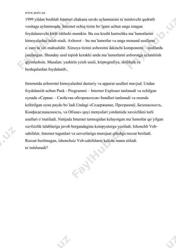 kompyuterning xavfsizlik masalalari - Page 5