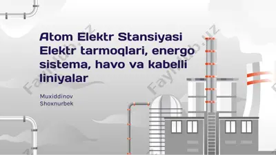 atom elektr stansiyasi — PPTX