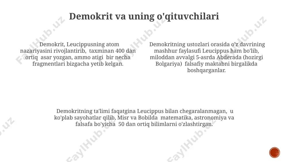 demakrit hayoti va ijodi - Page 4