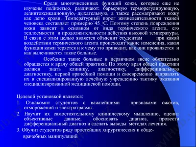 teri funksiyalari va termik kuyishlar bo‘yicha taqdimot — PPT
