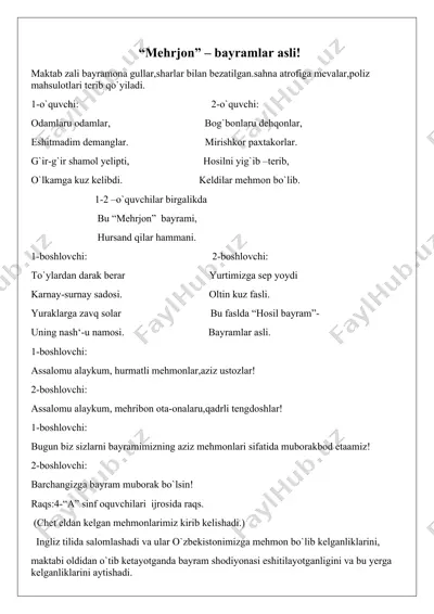 mehrjon bayrami — DOCX