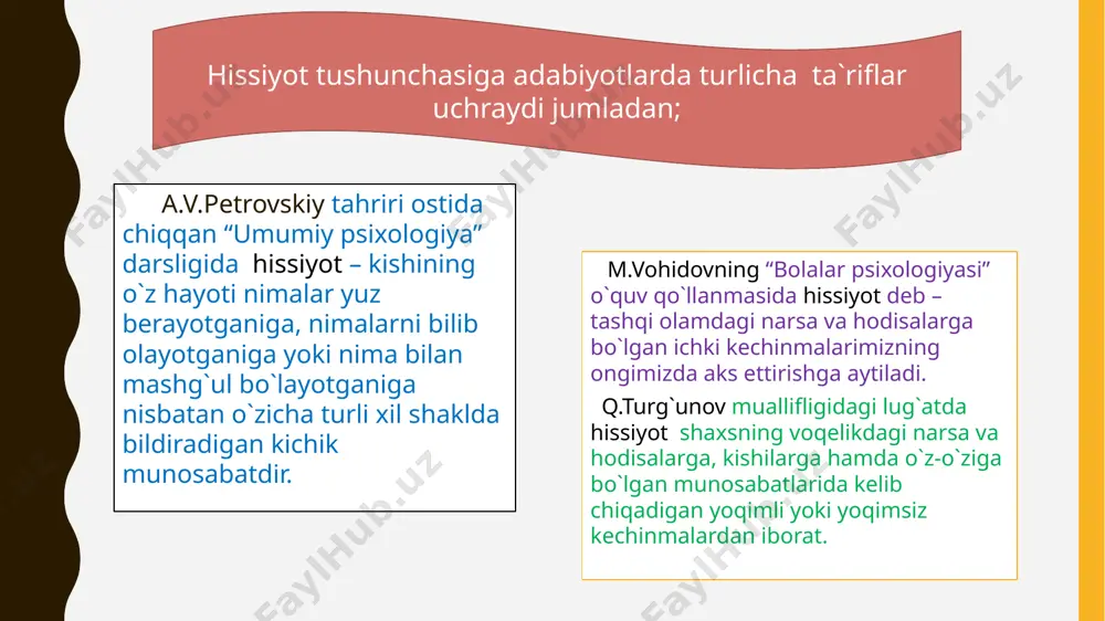 shaxsning hissiy, irodaviy sohasi - Page 5