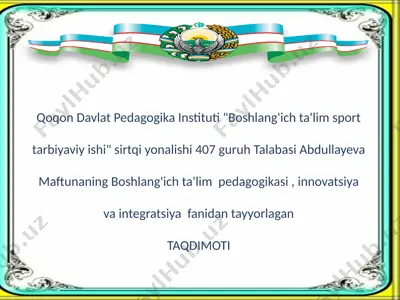 ta’lim va pedagogika fikrlari — PPTX